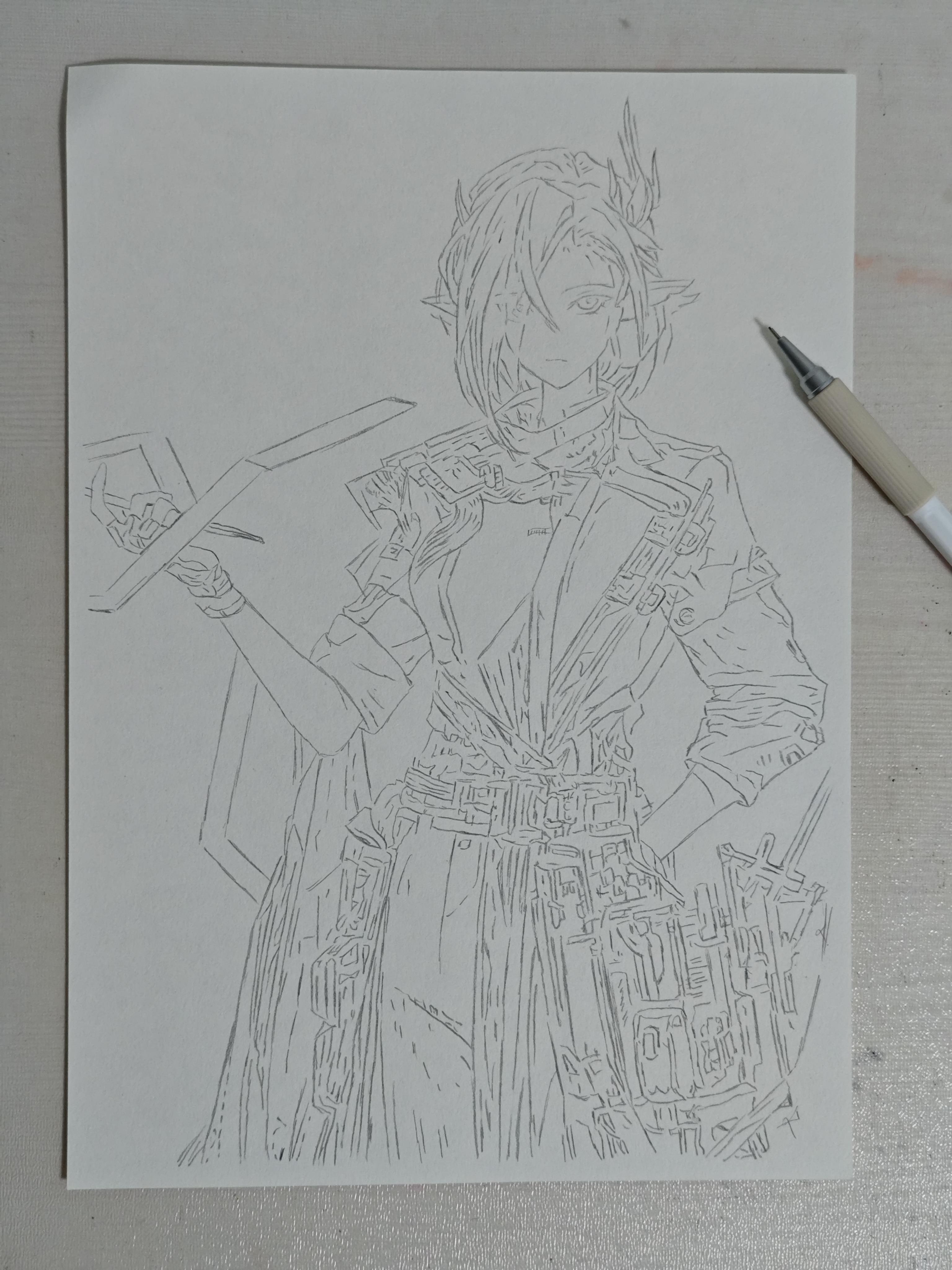 [手绘线稿]娜斯提(精英一)