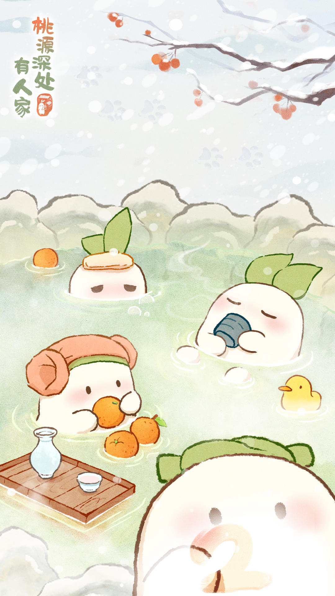 萝萝山初雪手札丨水雾氤氲，萝躯暖暖