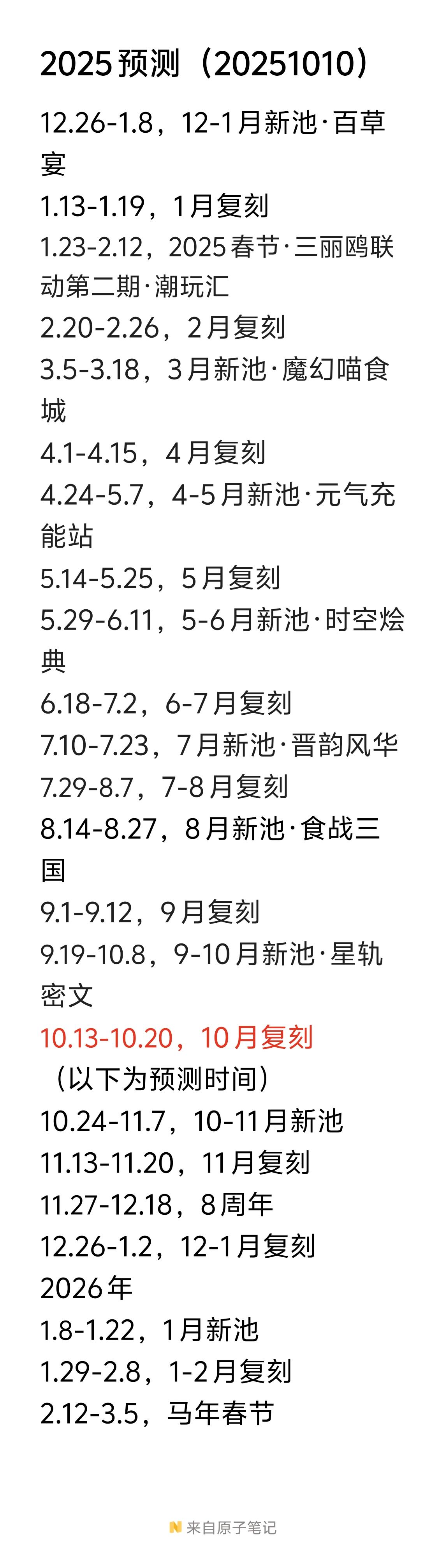 2025预测（20251010）
