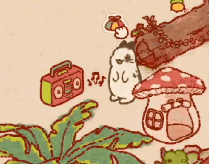 🐰🧢《兔兔岛》可爱新功能：可以给兔子戴帽子了！#兔兔岛