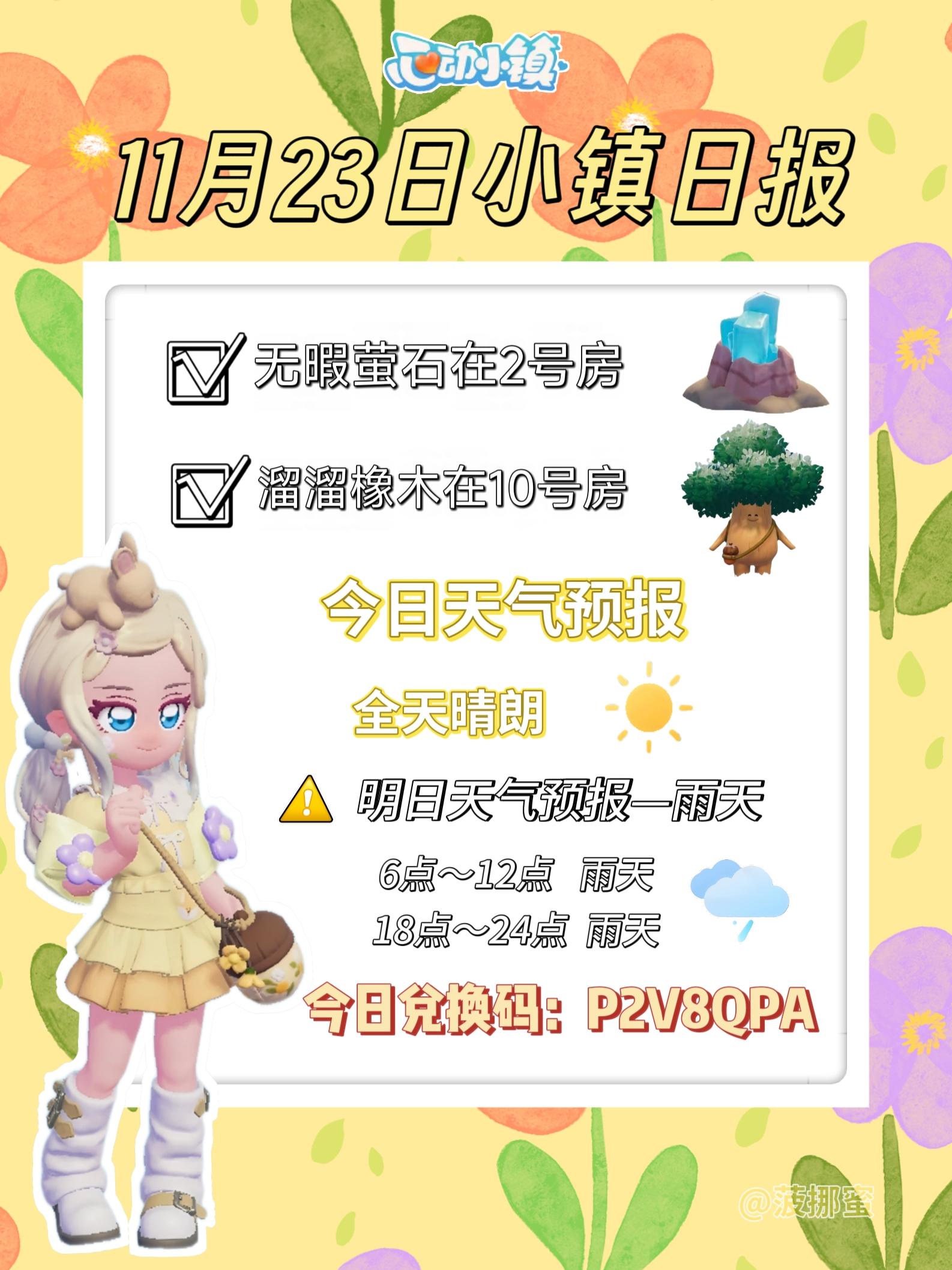 💗11月23日心动小镇日报💗截图