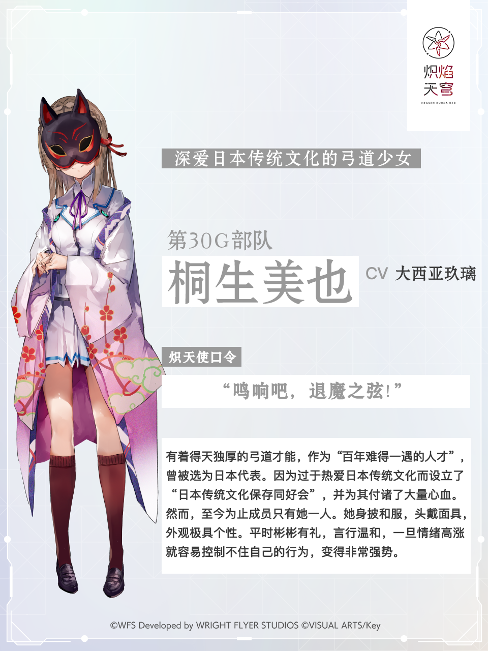 【角色介绍】桐生美也