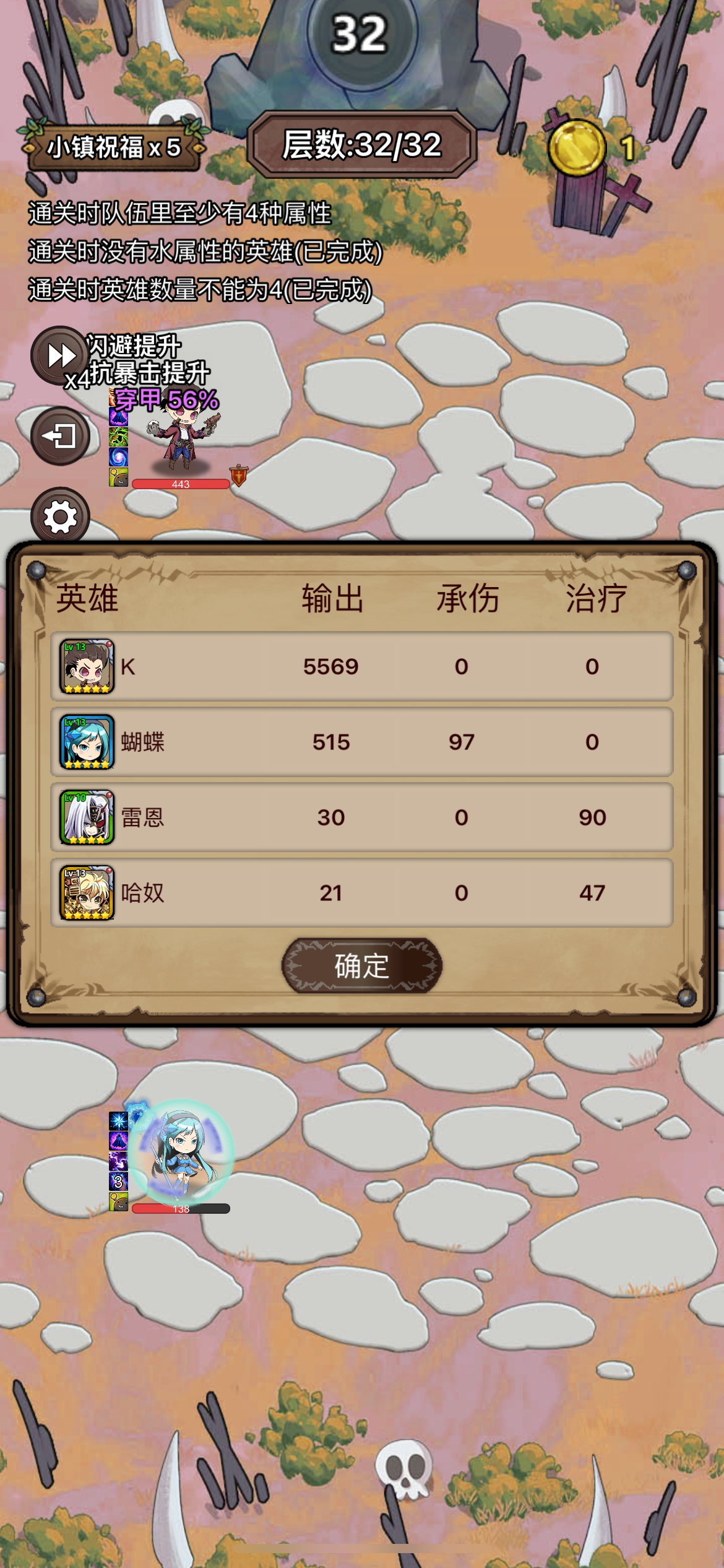 困难10，尾王女王