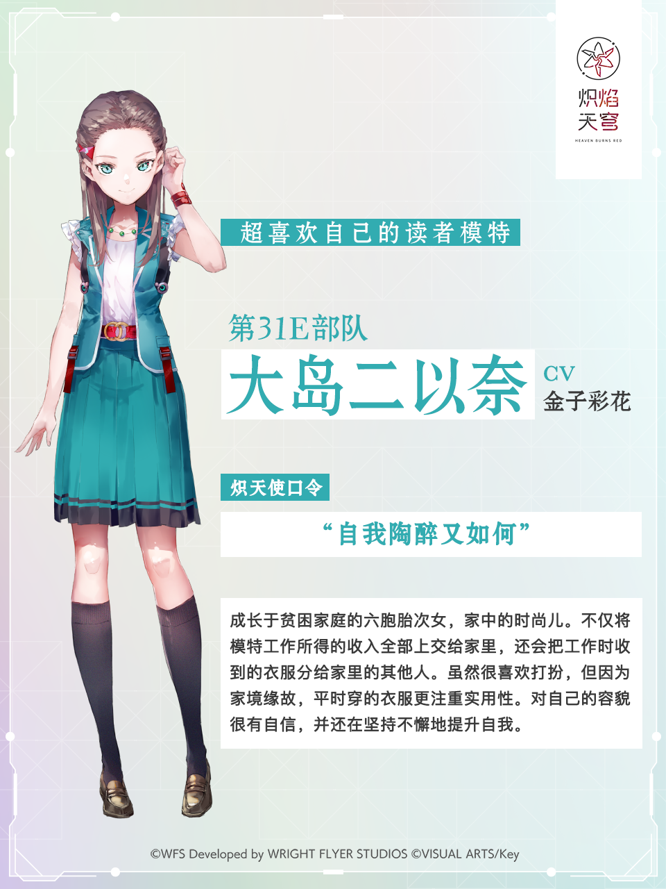 【角色介绍】大岛二以奈