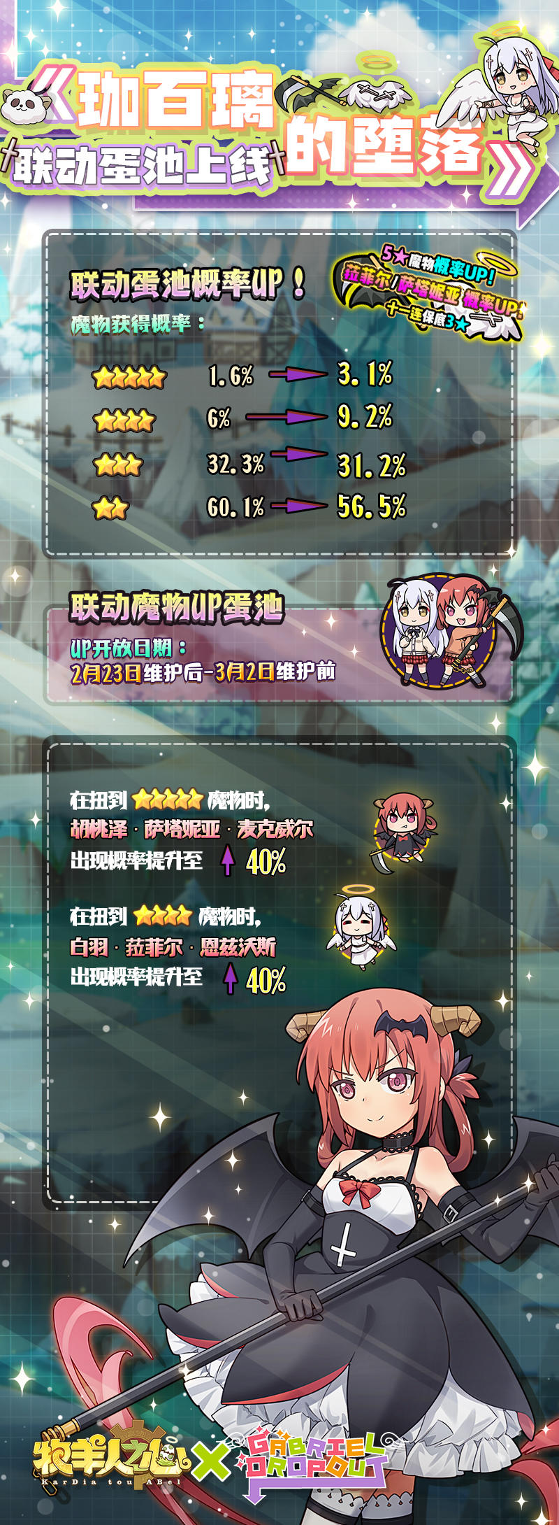 《牧羊人之心》X《珈百璃的堕落》轮换蛋池概率公示！