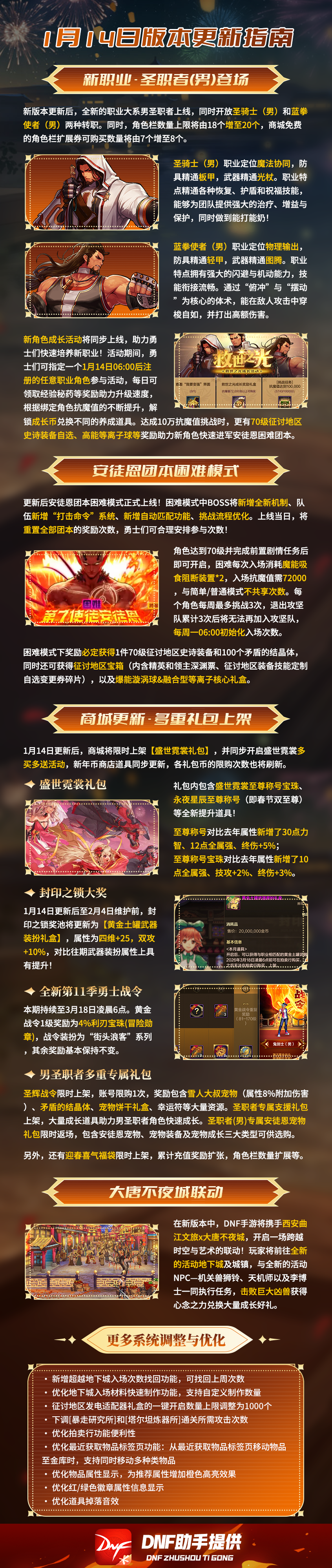 1月版本一图看完，丰富优化活动快来参加