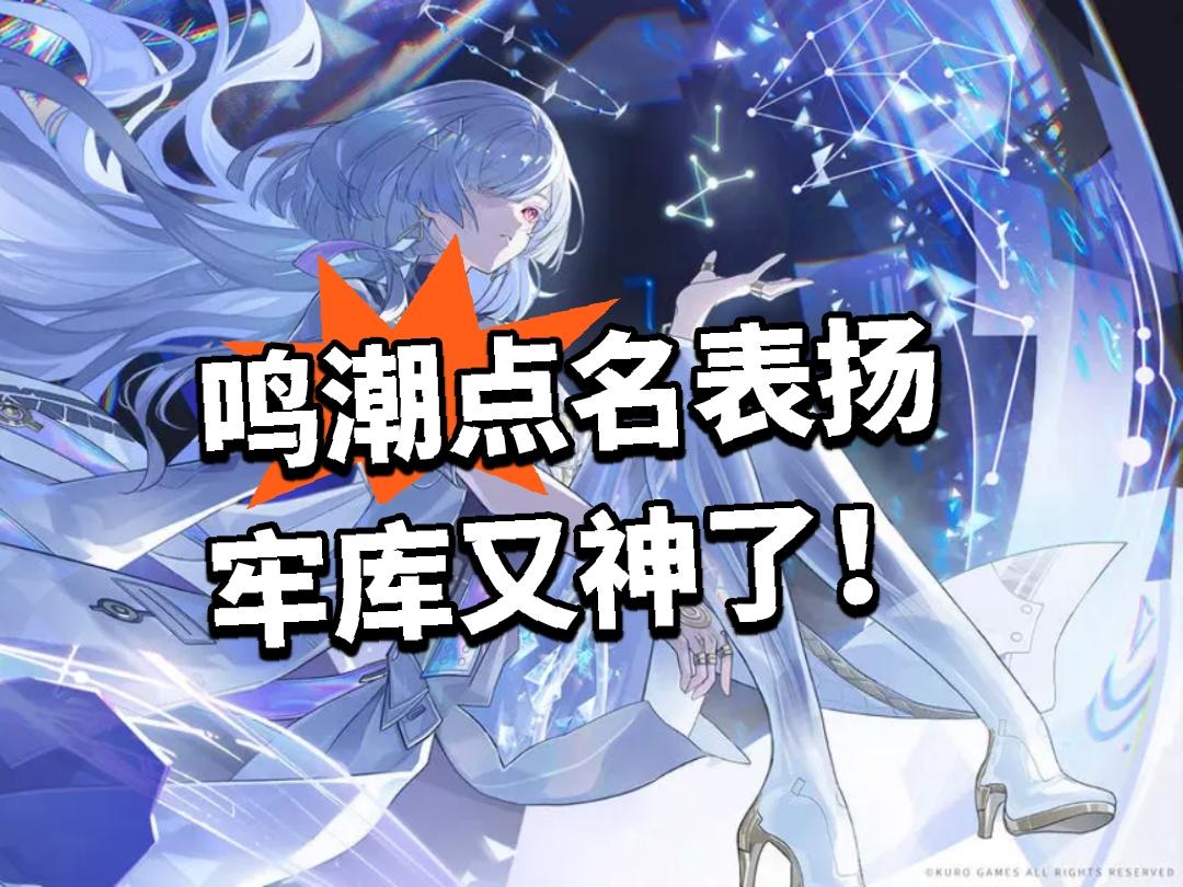 鸣潮：点名表扬 牢库又神了！