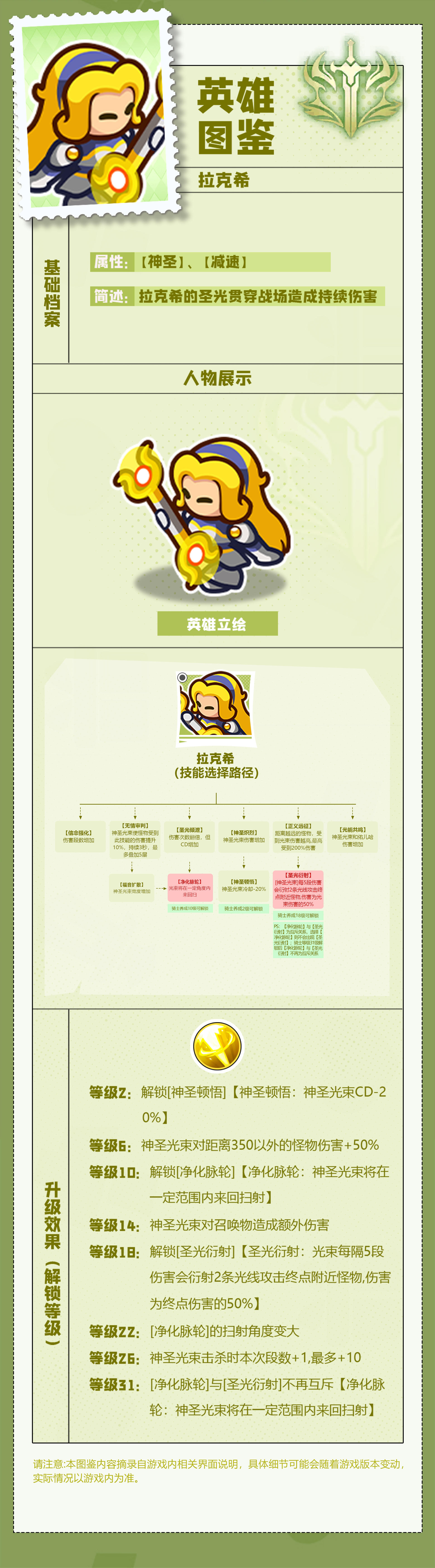 【英雄图鉴】| 光辉·拉克希