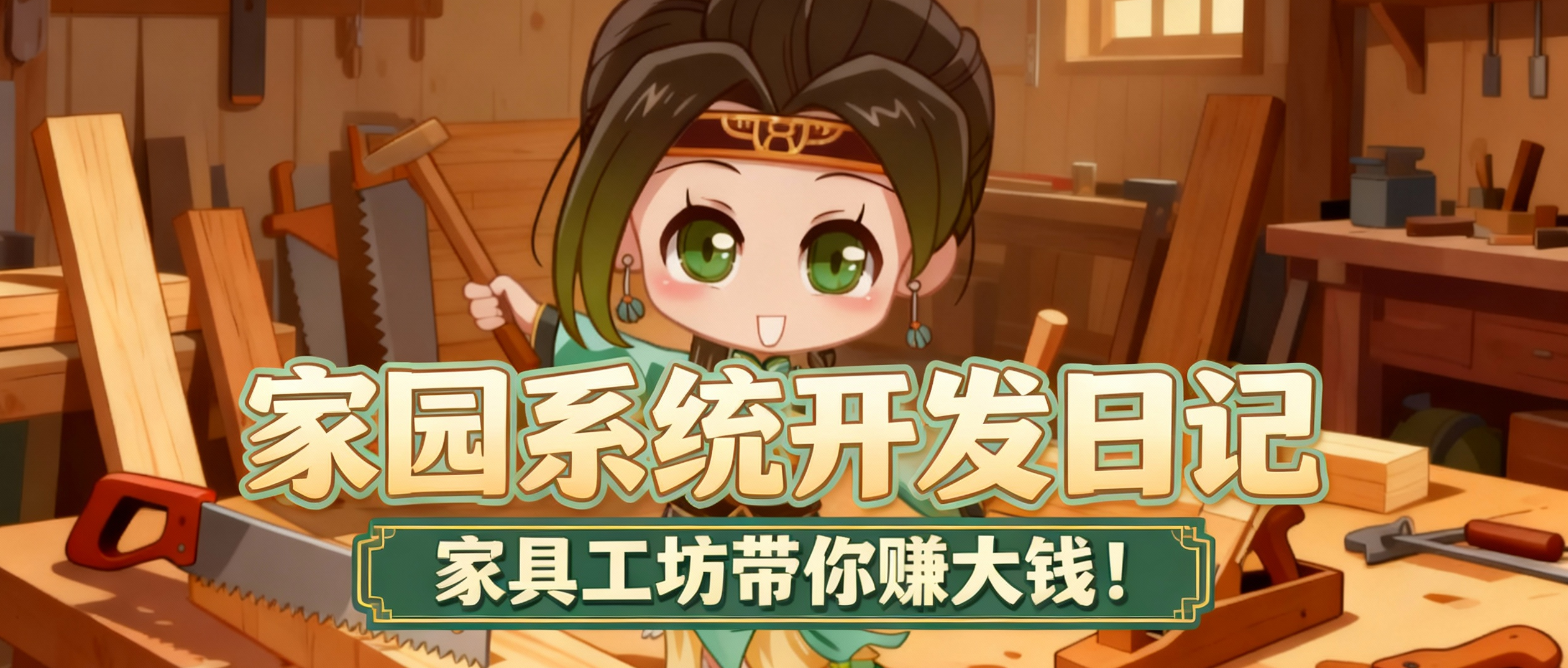 「爆料」家具工坊开发完成，真的可以赚钱！