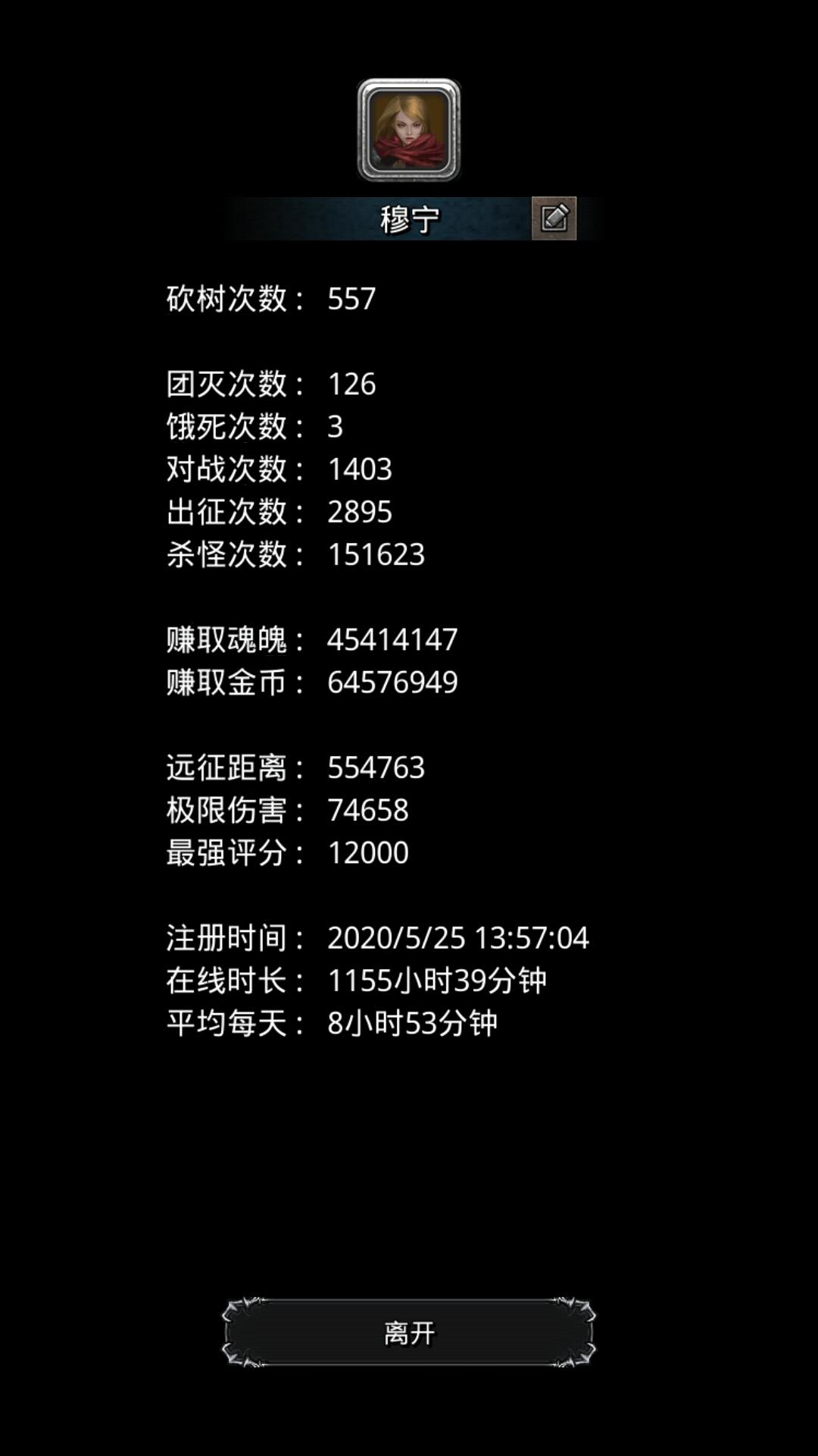 四年前退游时的留念