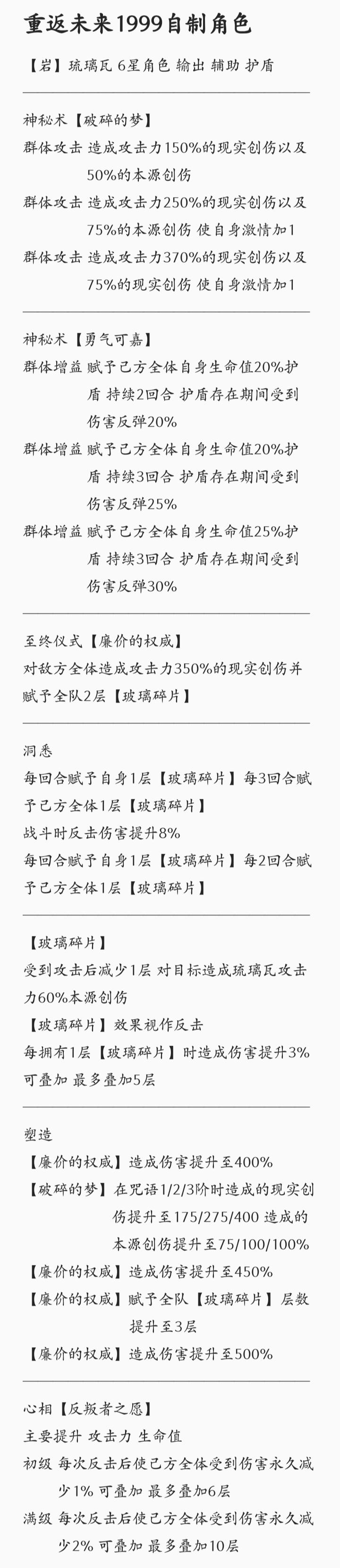 重返未来1999自制角色（4）