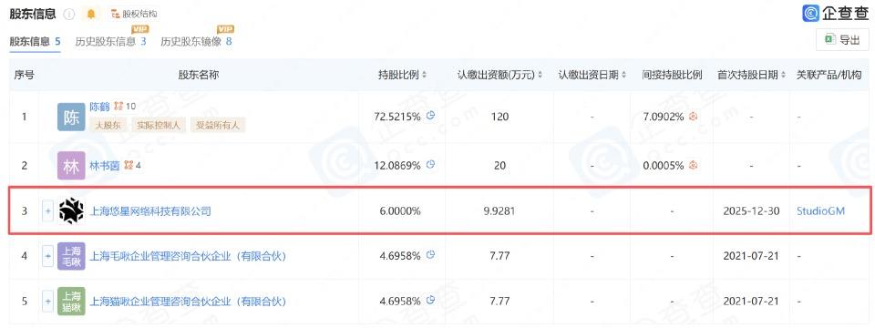 【快讯】蛮啾网络获悠星网络6%股权投资
