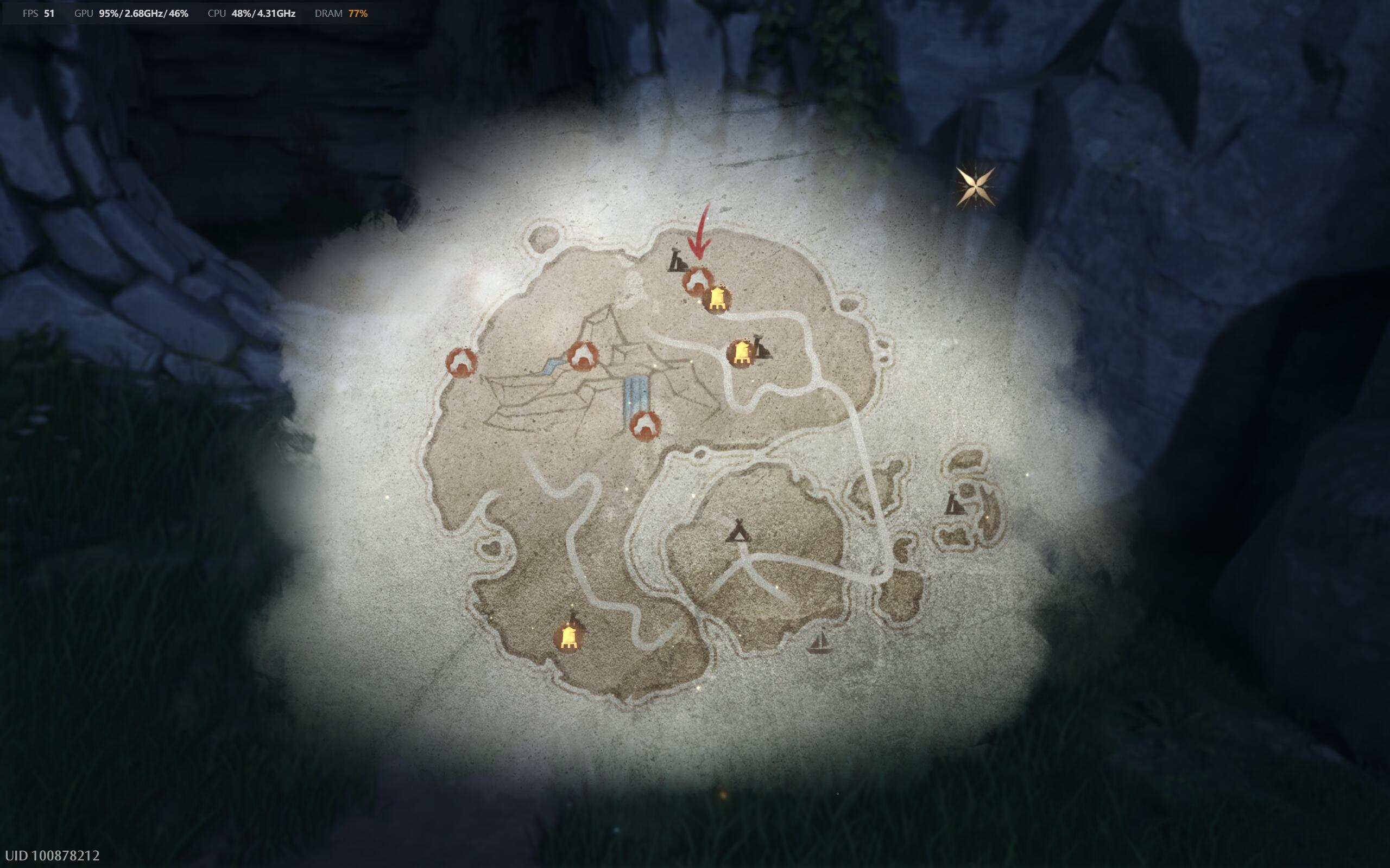 幽暗山洞开门攻略