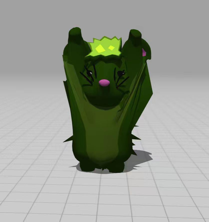 Day 5：添加动画与完善场景
主题： 动画upupup！
本期进展：
· 程序完成了第一版可试玩流程，双线下对战，触发“全员变小”事件后，擂台像广场，黄瓜鼠表示：“本鼠毫无压力。”
· 建模制作了花草树木等相关的场景元素。
· 程序加入了镜头抖动等攻击反馈。
· 策划根据试玩反馈，删了两个最破坏体验的事件。
· TA 制作场景的风格化材质，花草树木等。以及对四个玩家的动画骨骼蒙皮问题进行优化与解