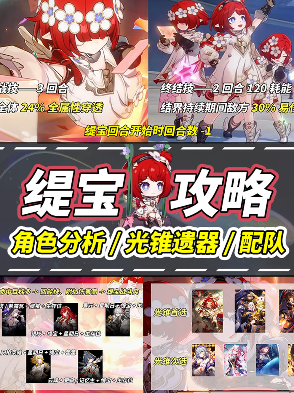 【V3.0攻略】缇宝攻略｜配队遗器光锥推荐