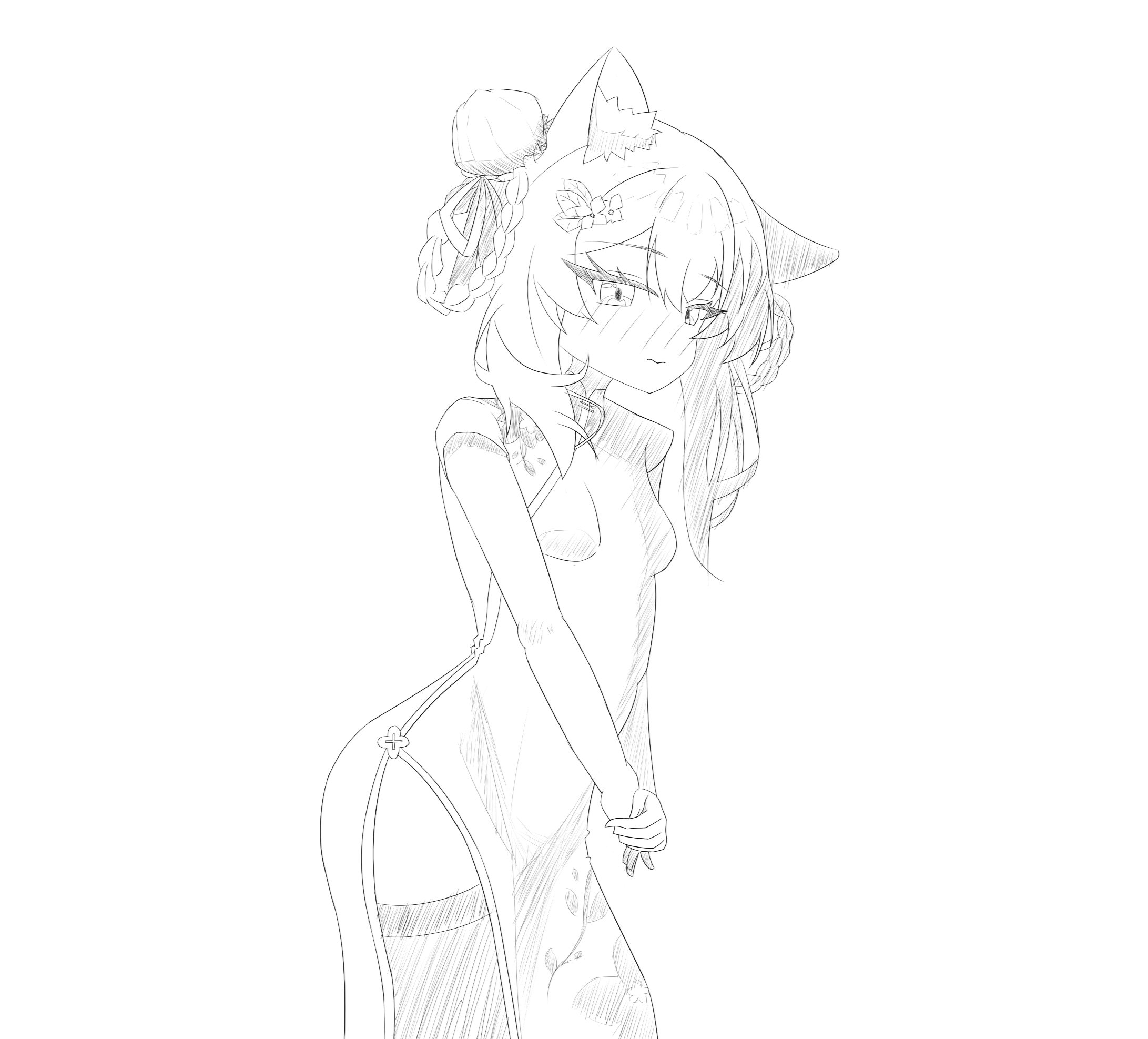 玛丽（懒得上色了）截图