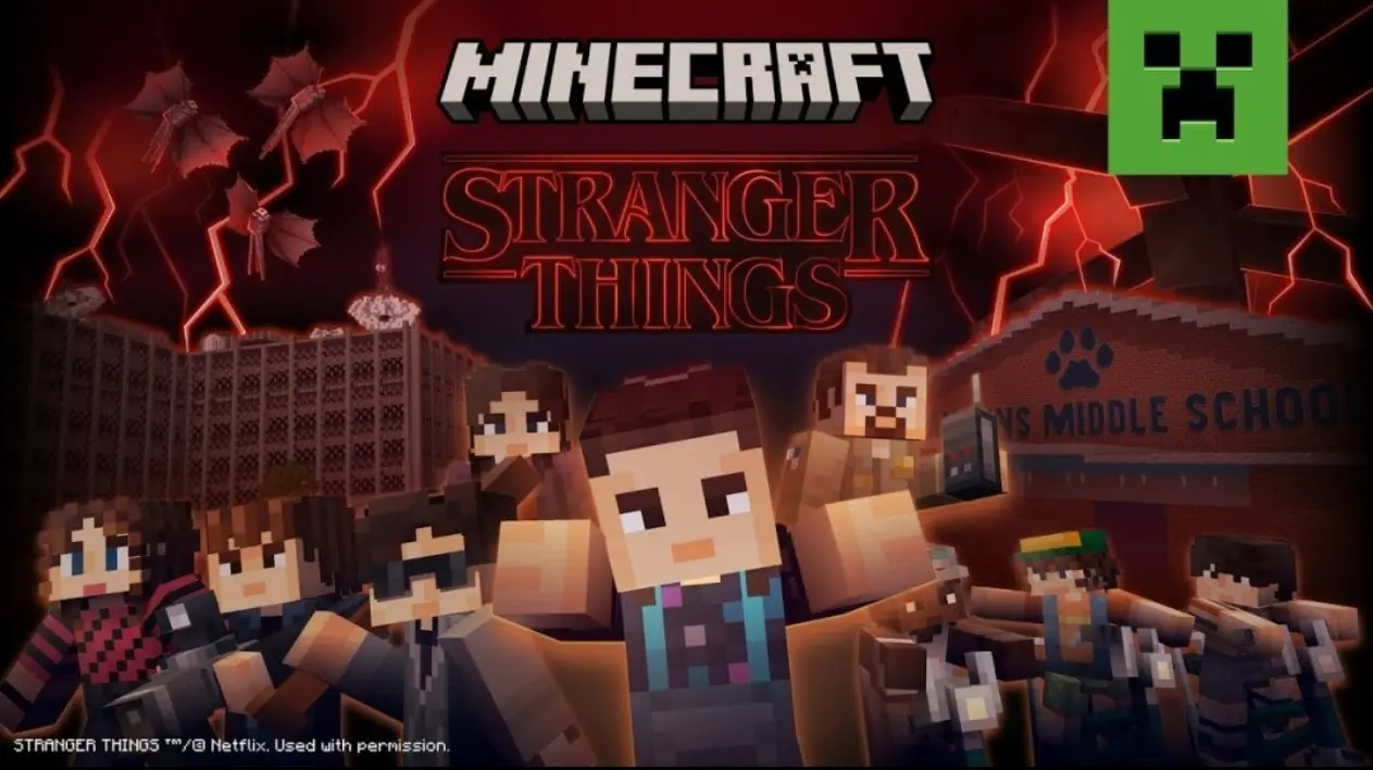 我的世界X怪奇物语联动开启！领免费T恤！