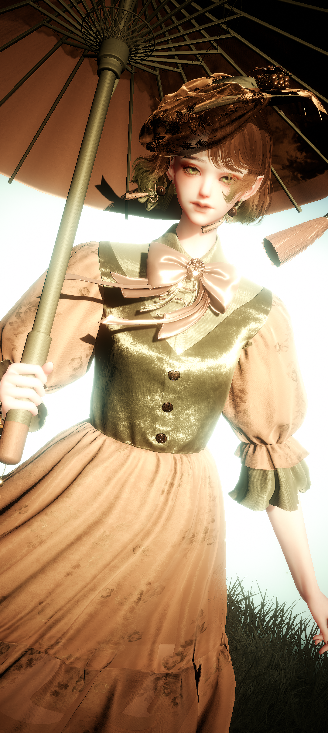 小樱池子里的这个伞我好喜欢