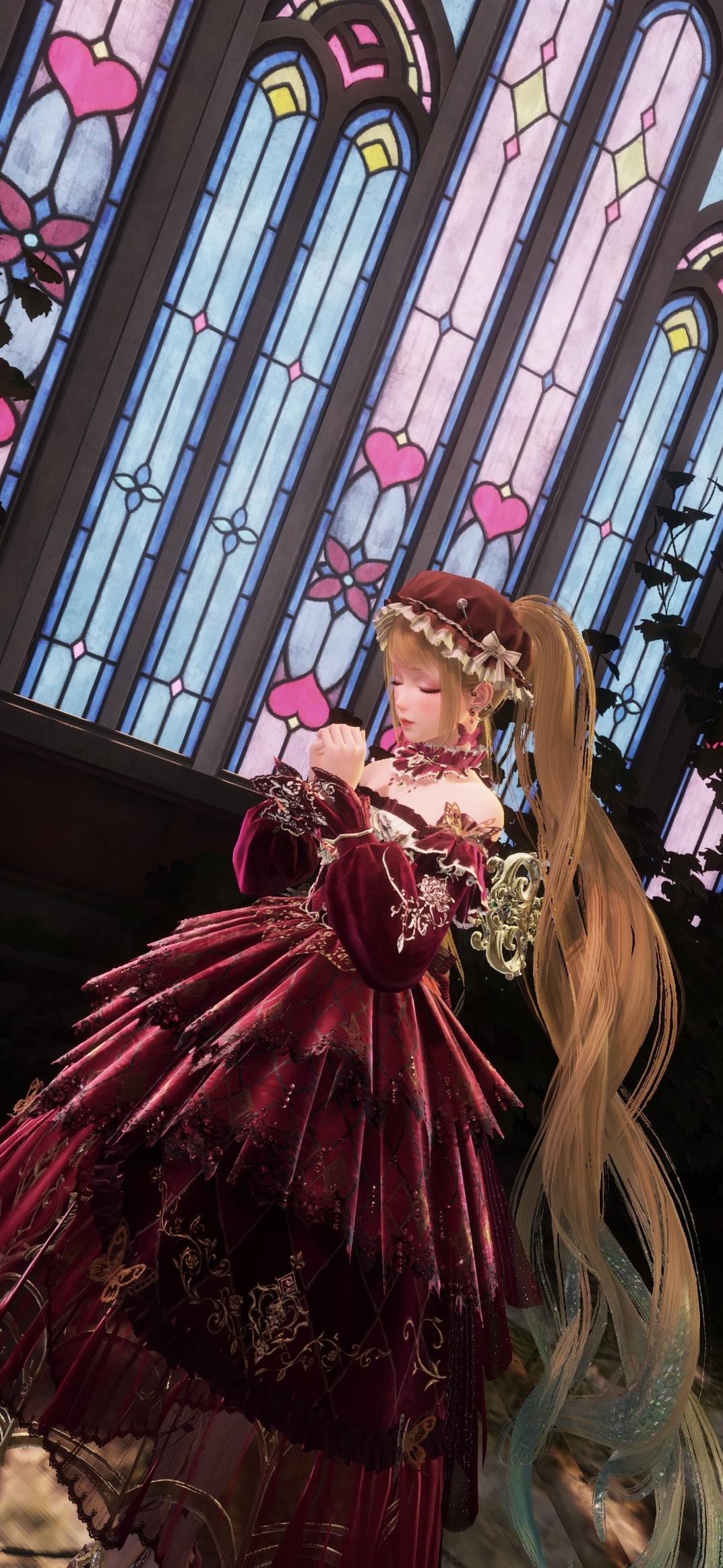 暖暖cos蔷薇少女真红