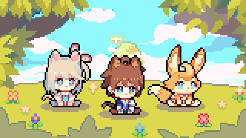 全员喵化，星见镇三霸一键喵叫