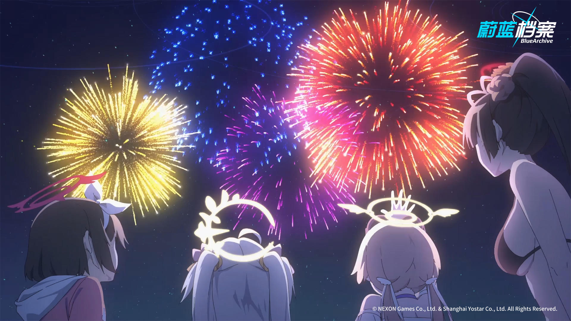 《蔚蓝档案》【夏日天空的愿望清单】全新动画PV：与烟花的约定