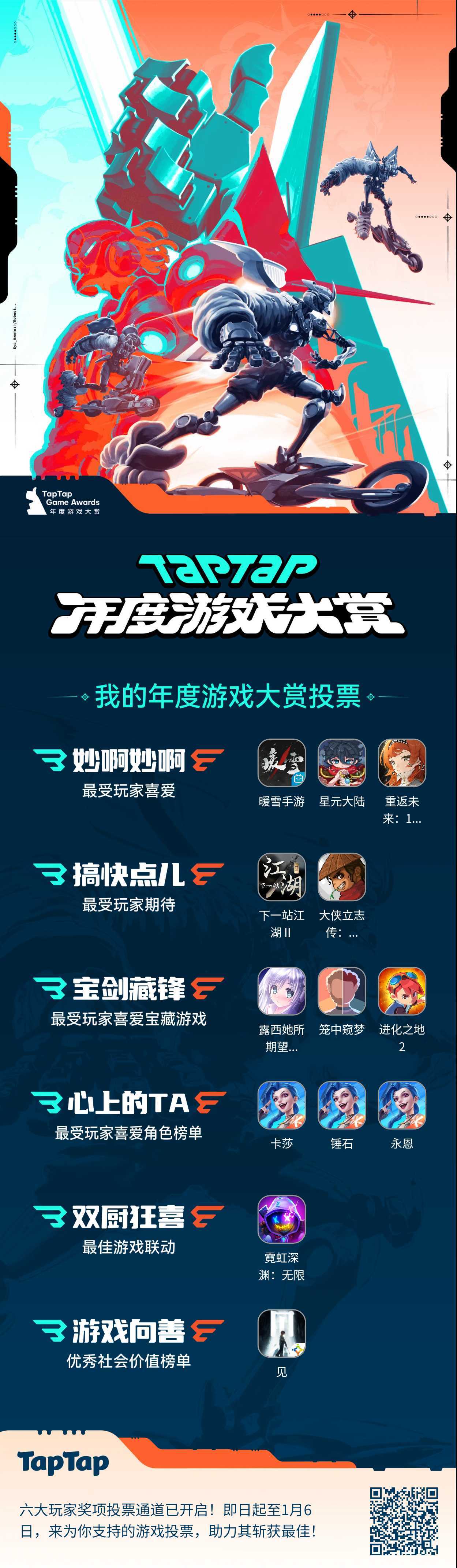 2023年度大赏来了！快投上你宝贵的一票