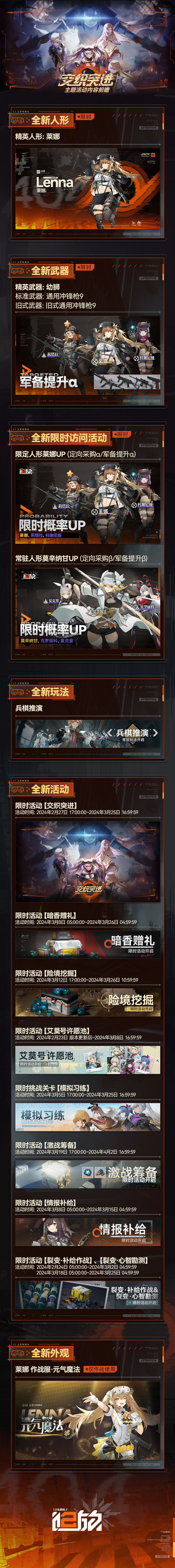 【全新主题活动】现在为指挥官带来「交织突进」内容前瞻!