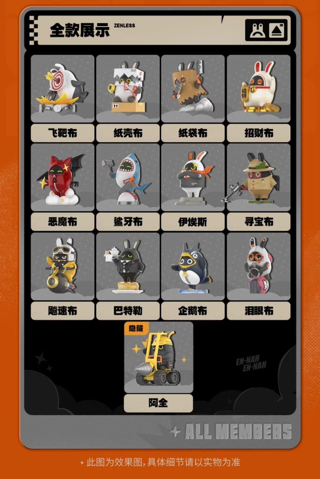 绝区零 × 泡泡玛特联动，邦布派对系列手办盲盒2月12日开售