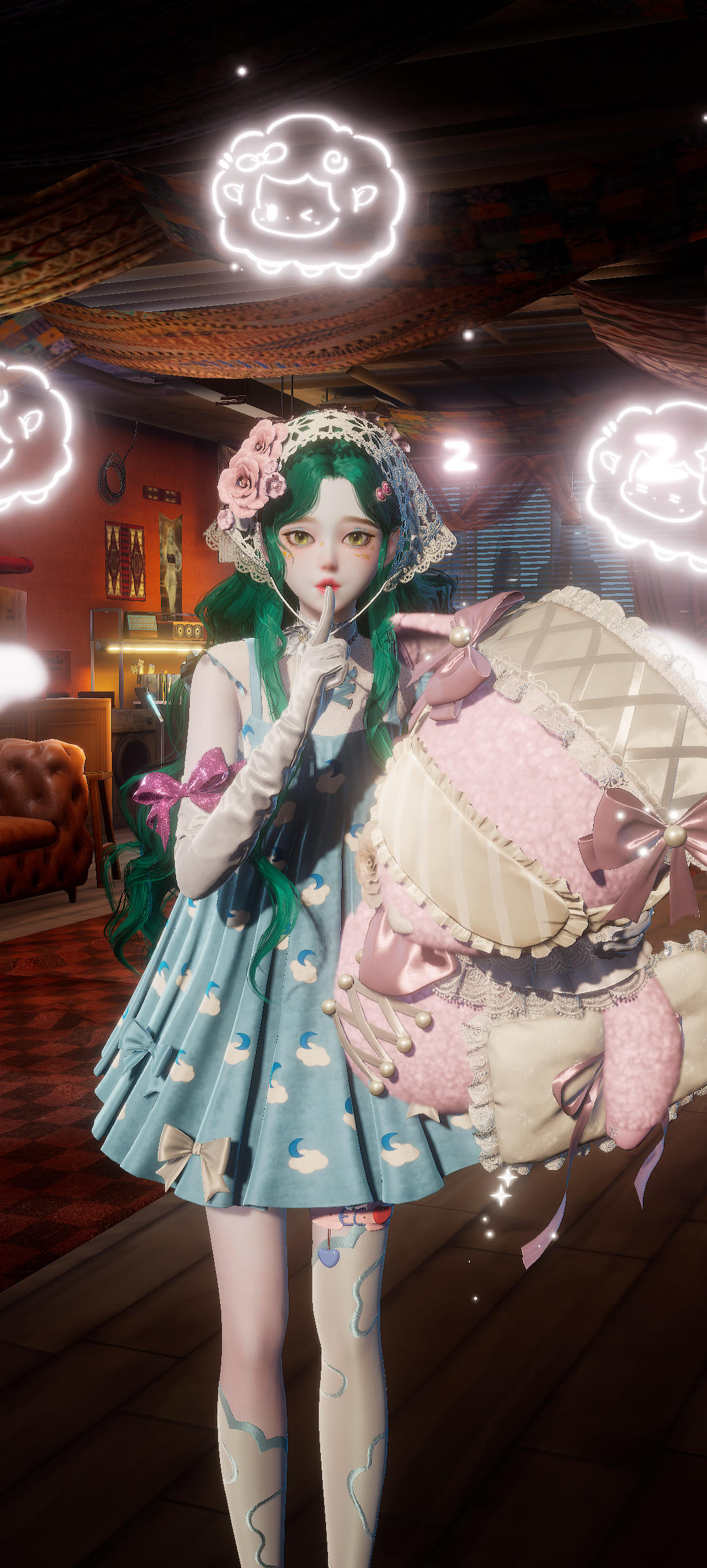 嘘～小声一点 要睡觉咯～