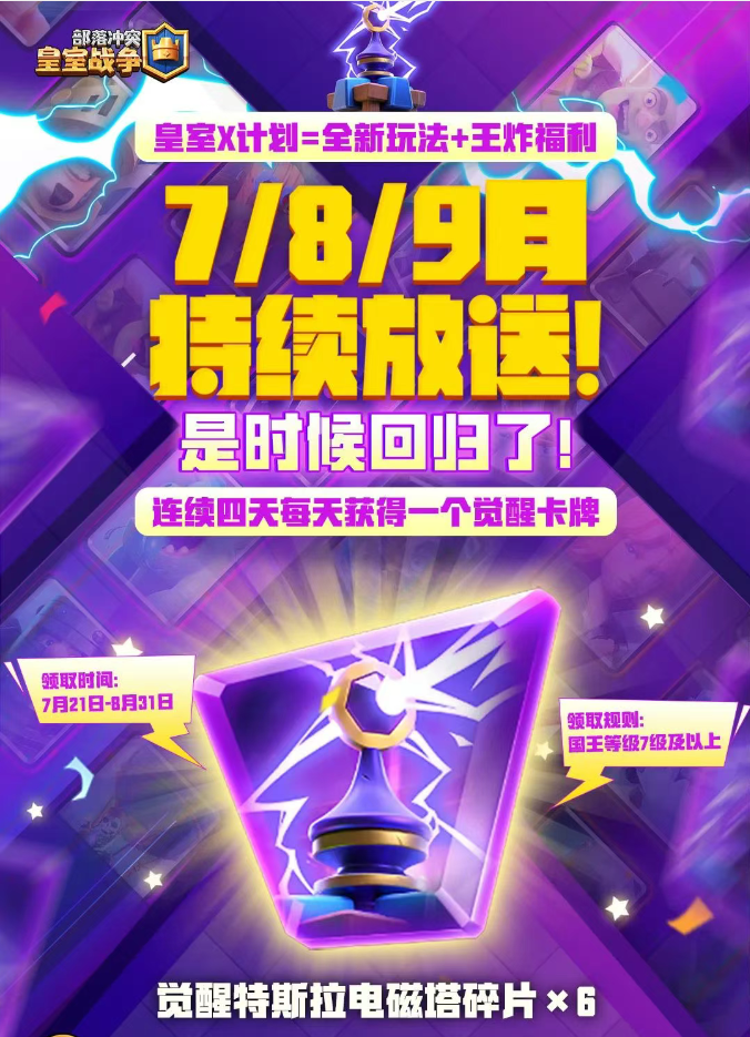 今日解锁特斯拉电磁塔碎片*6！是谁还没领～