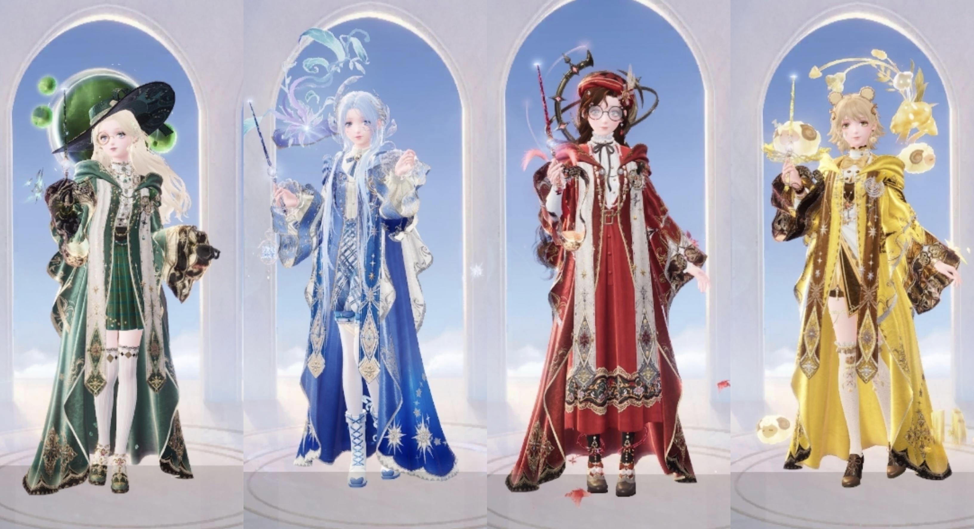 哈利波特四学院主题色搭配