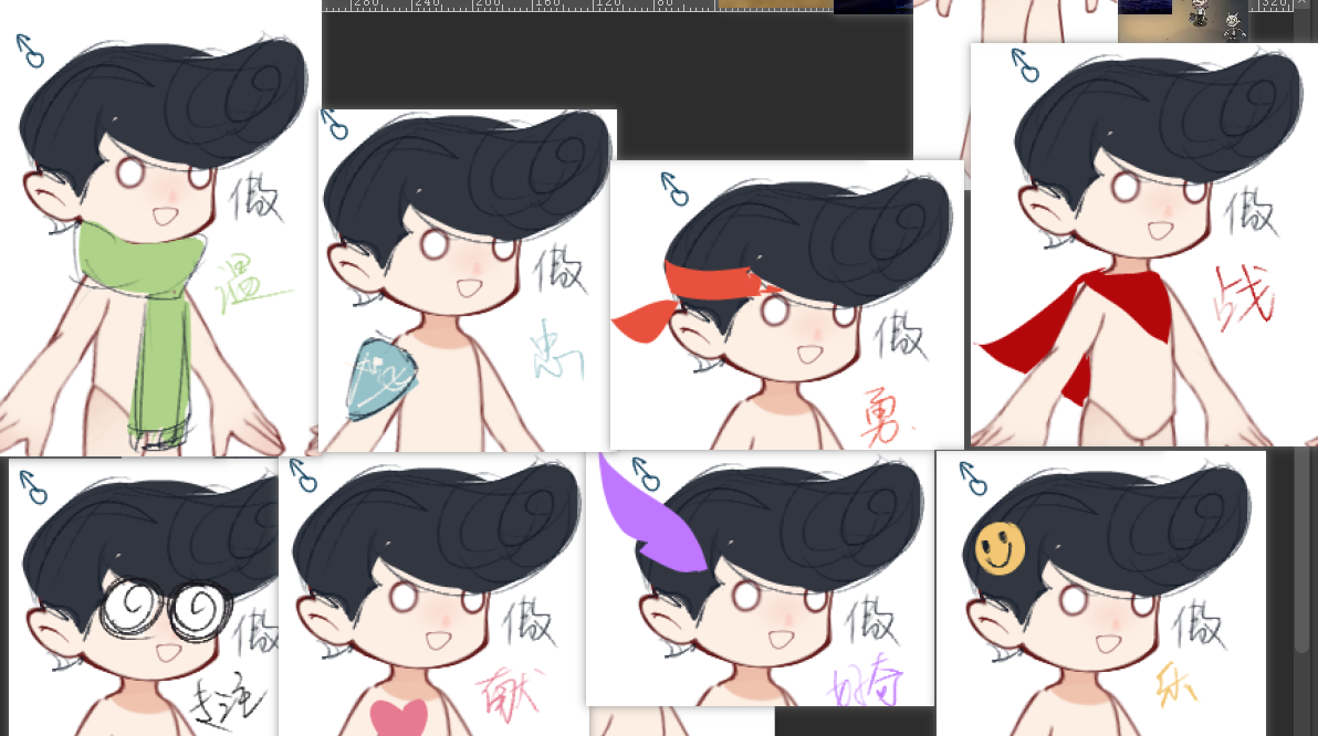 【光影悖论】开发日志（四）Q版小人设计