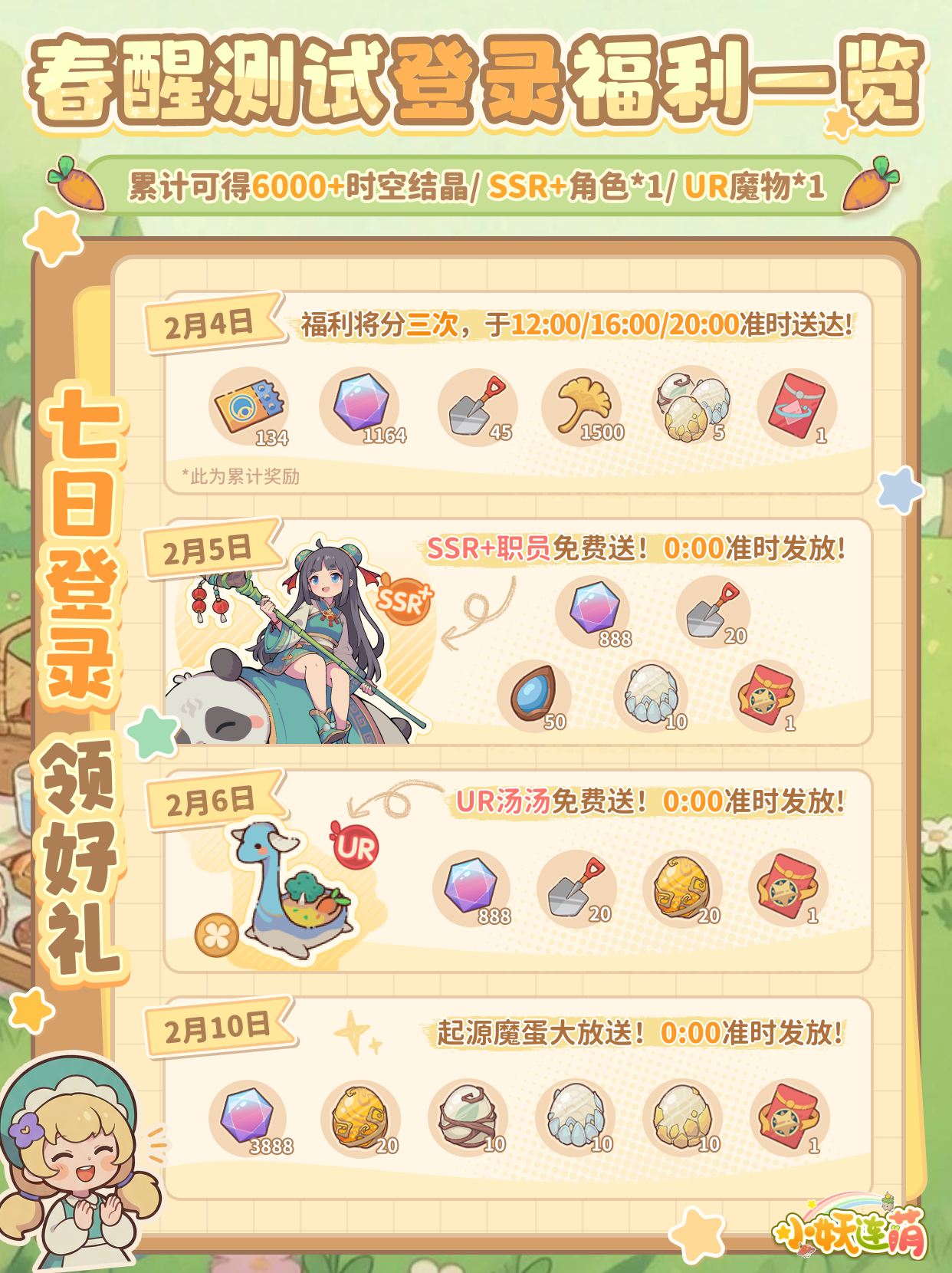 🎁明日开测！直送2000代金券和SSR+职员！