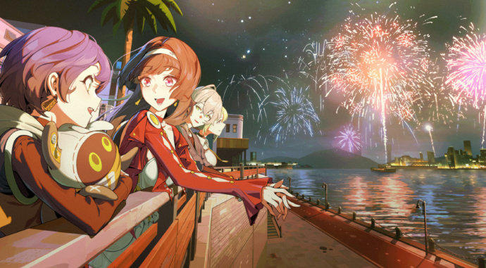 超有感觉的剧情插画！