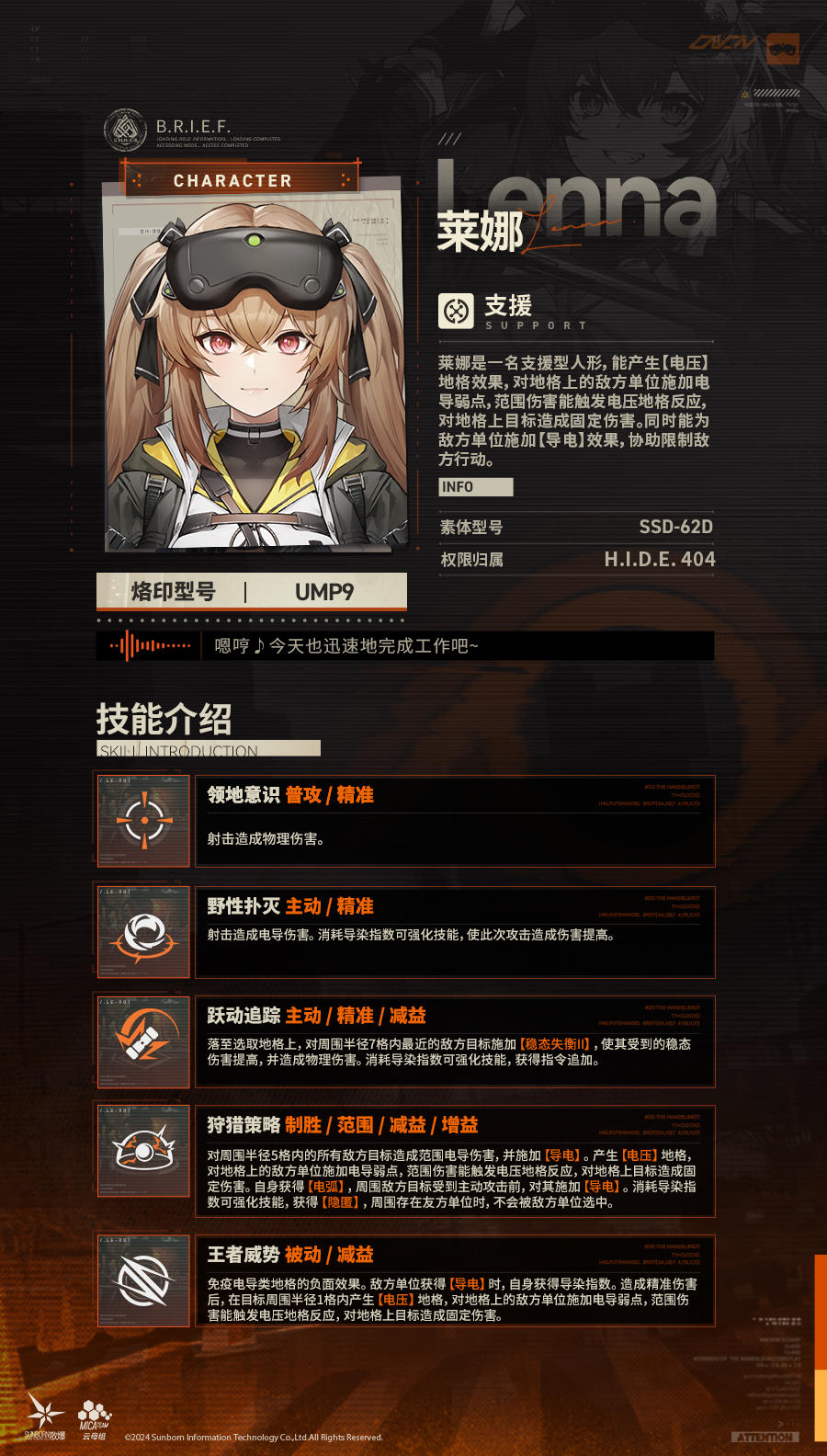 【技能情报】现在为指挥官带来精英人形「莱娜」技能情报！