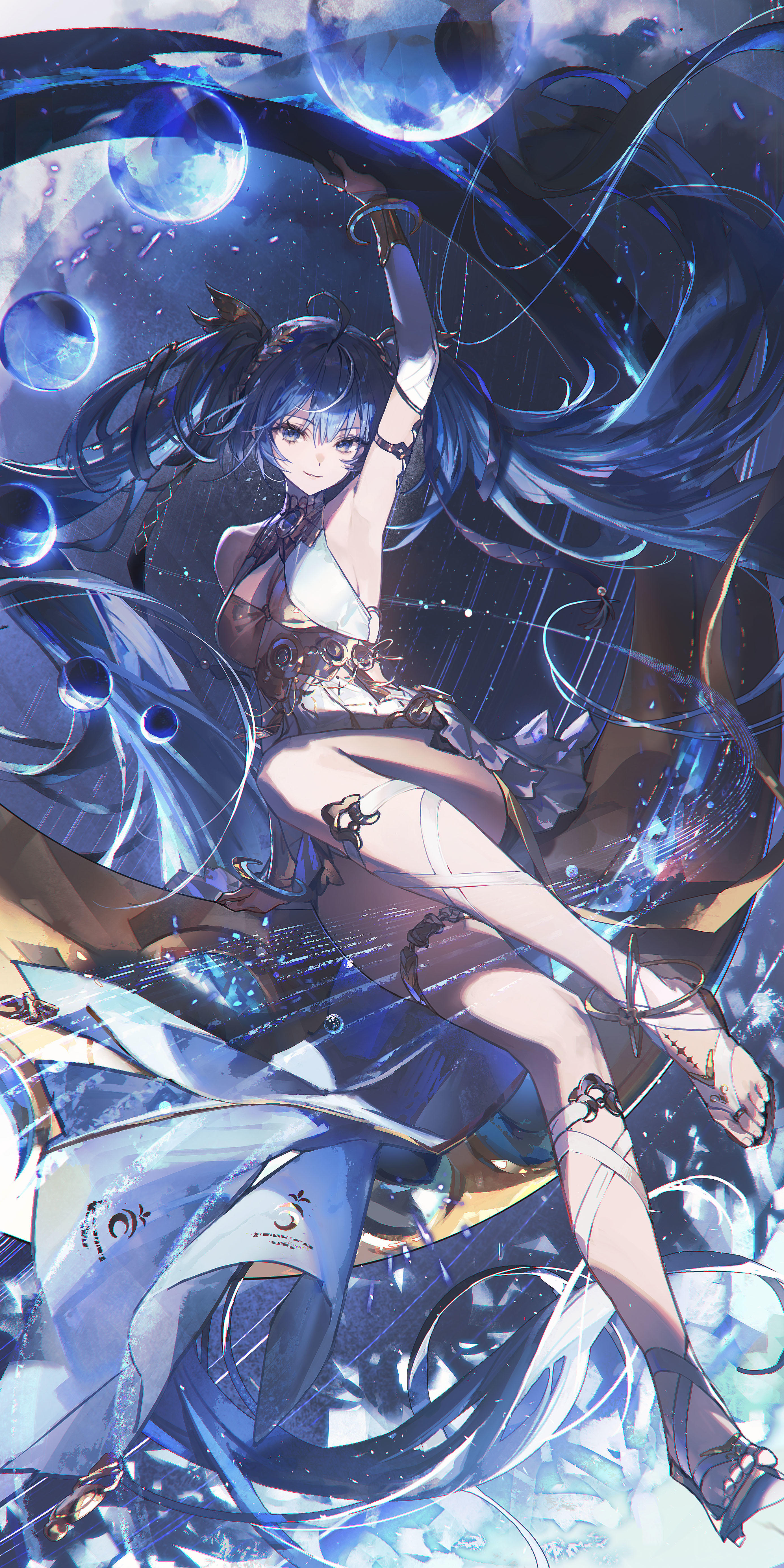 月斜江上，征棹动晨钟。