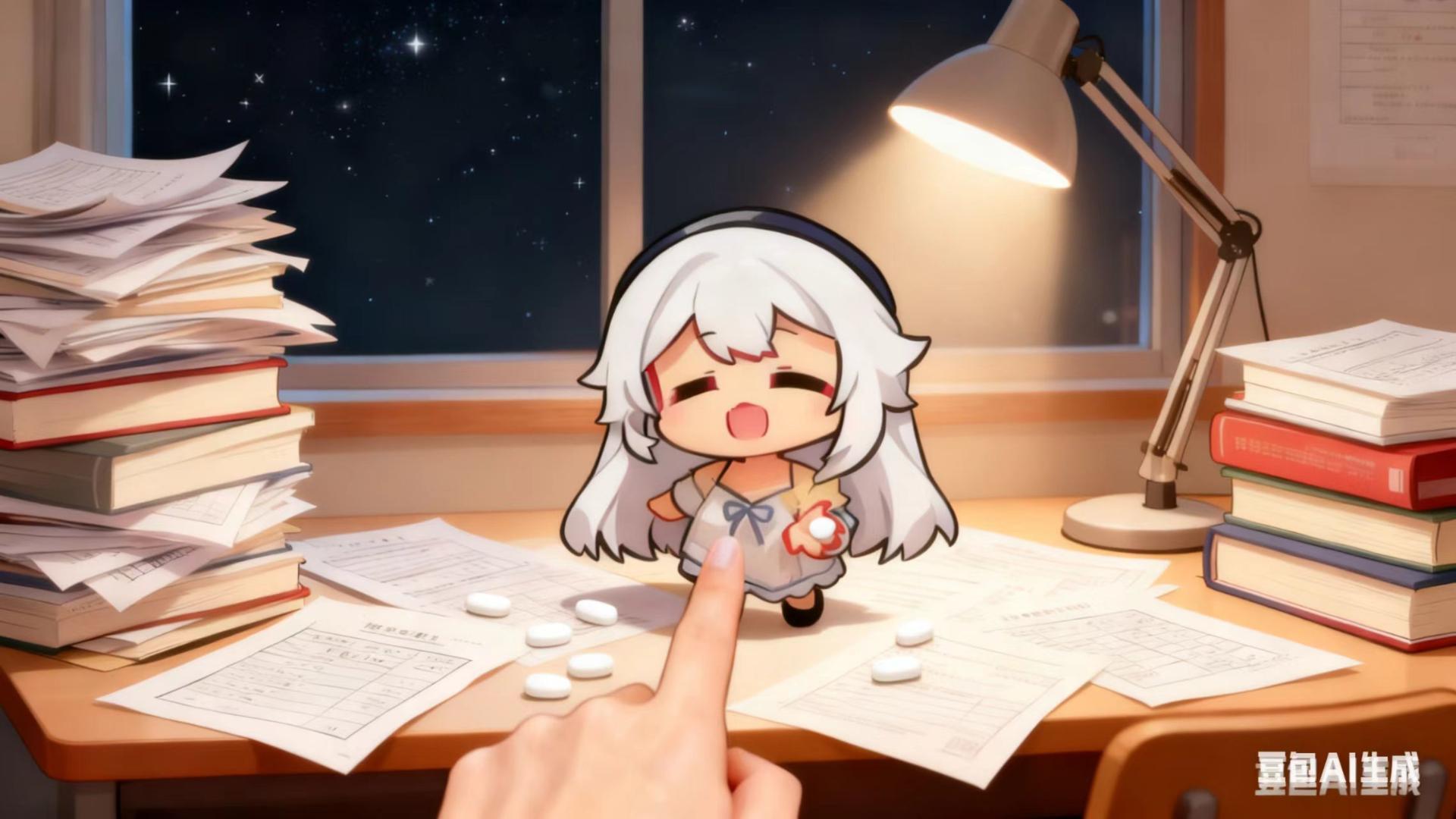 可是吃了药💊，就再也见不到小绘了😭……