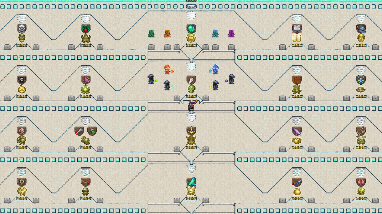 自制图《全图世界战斗平台》各类BOSS概全！