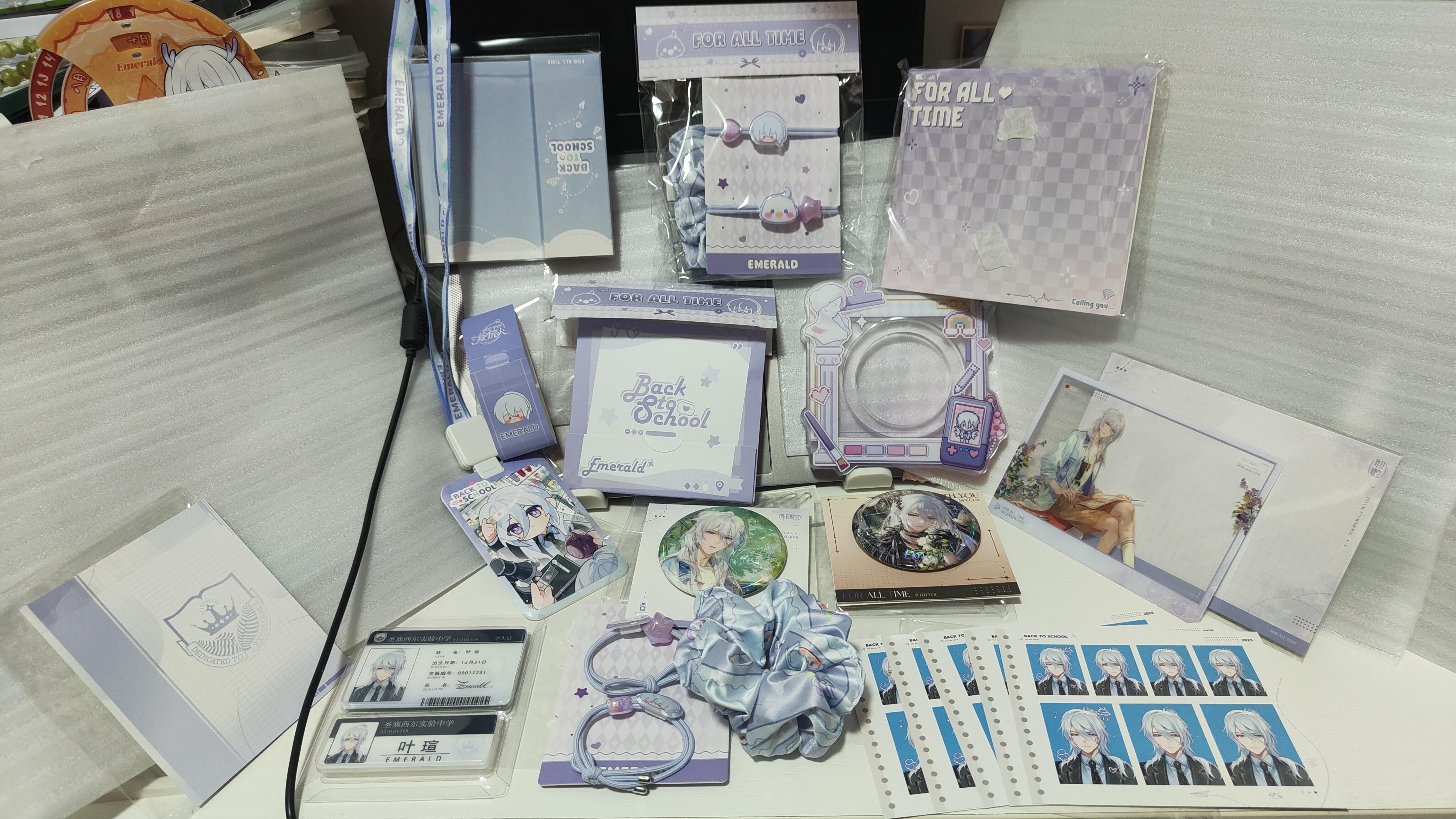 昨日晴空与特殊邀约系列周边开箱记录