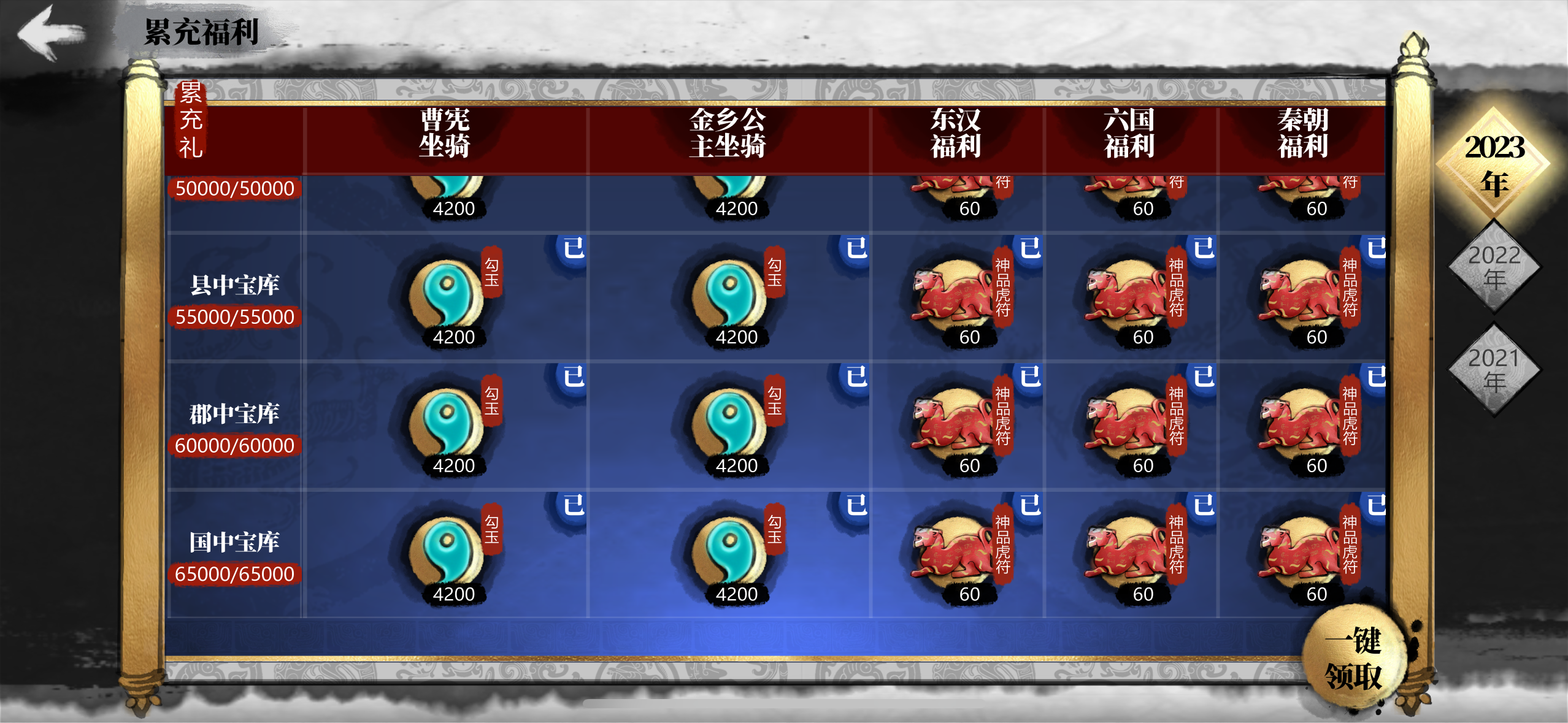 年终总结-累充福利