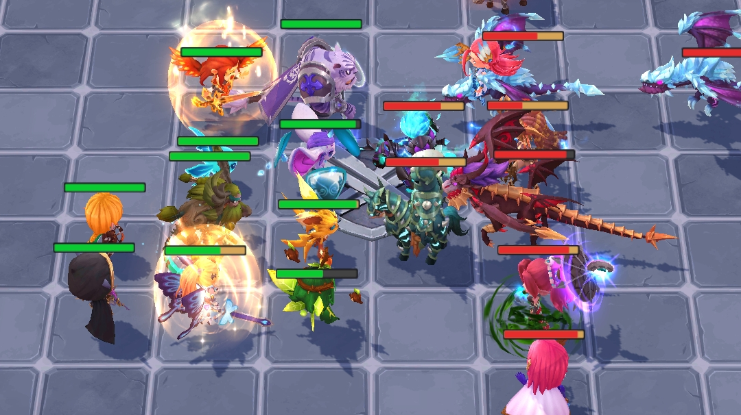 盾骑上线第二天与盾骑大佬（两星一进）的测试