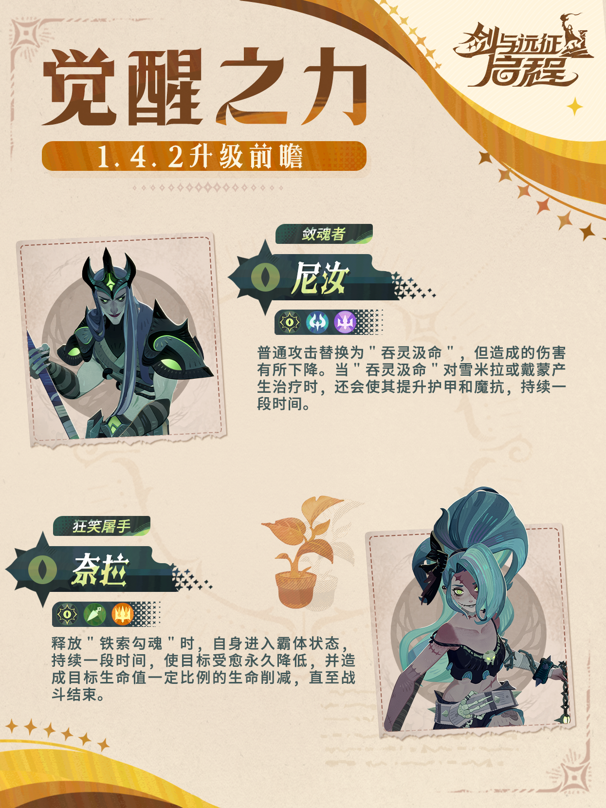 觉醒之力升级丨尼汝&奈拉