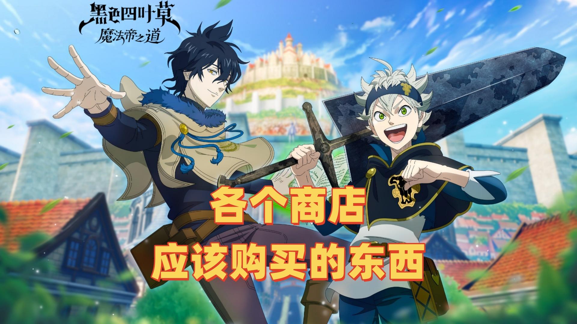 各个商店应该购买的东西