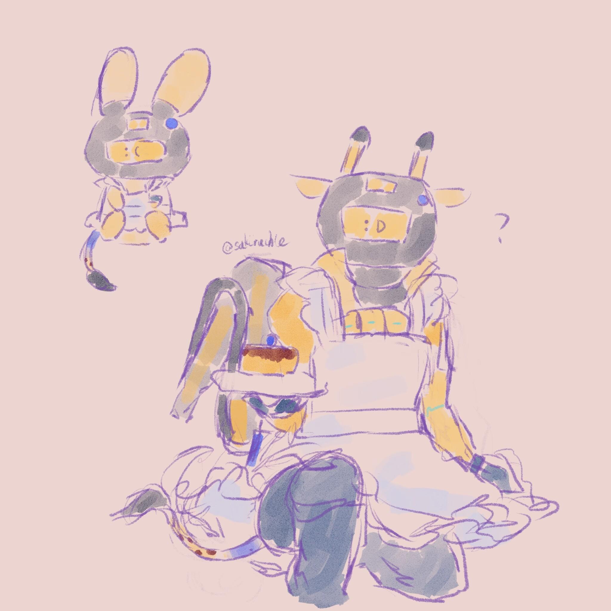 我画了博mechanist的mechanist的女仆装