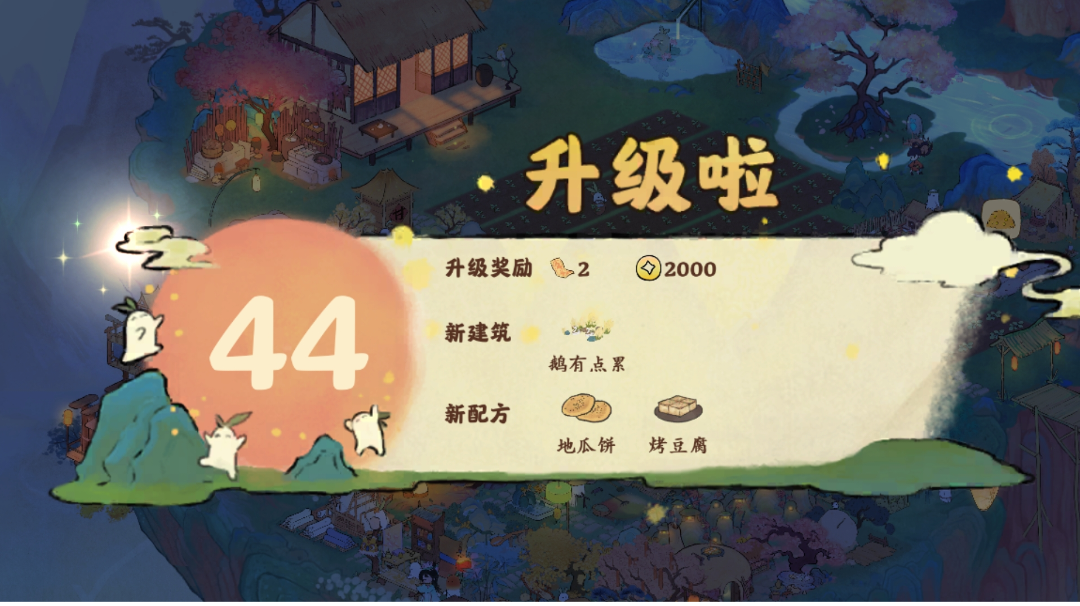 44级升级解锁的物品和配方参考