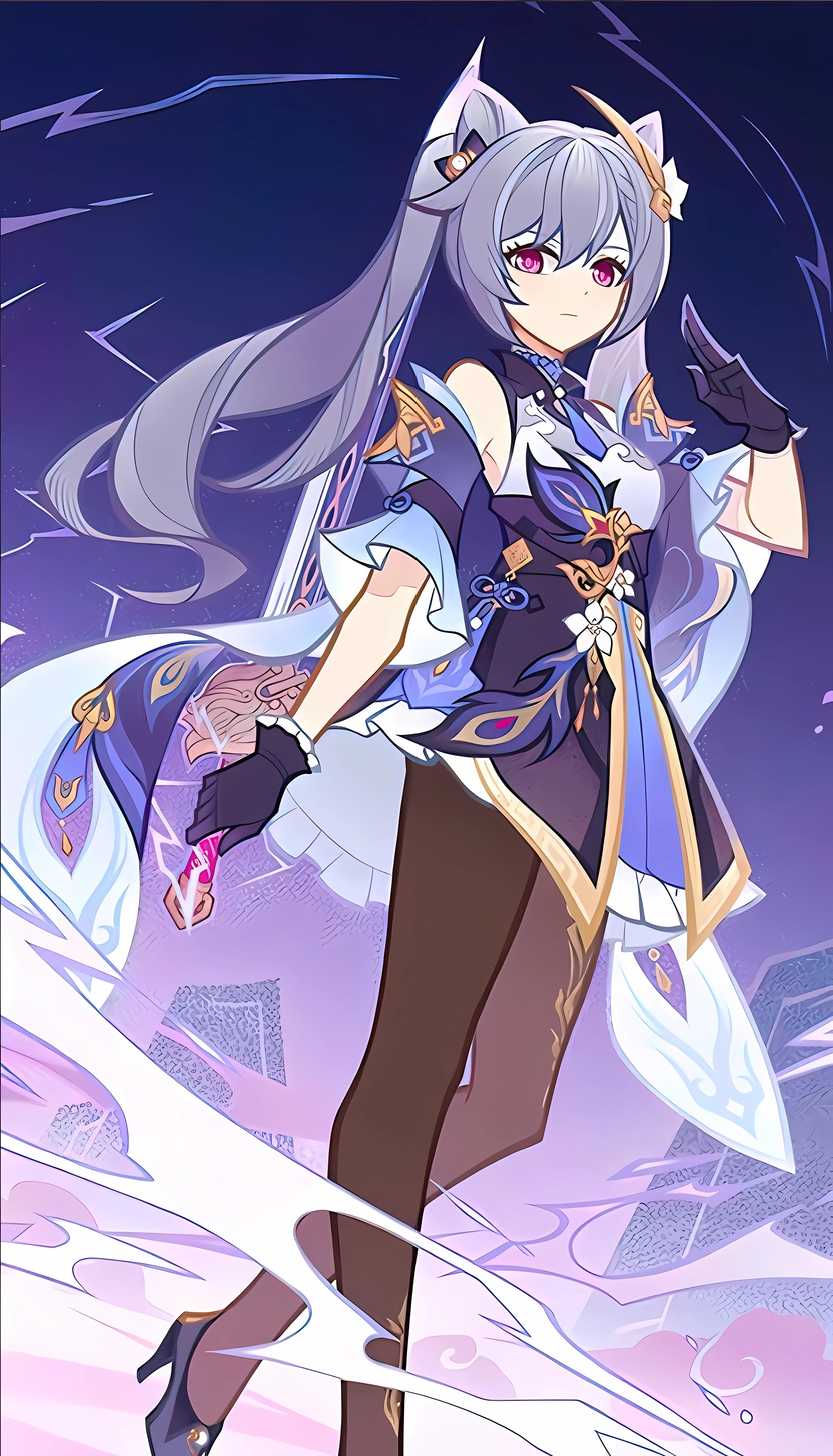 请给刻晴投一票谢谢喵截图