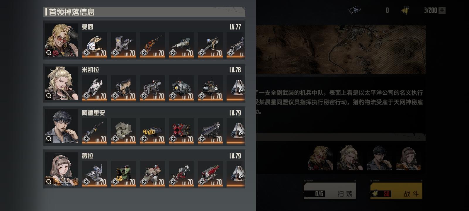 对四个boss的印象