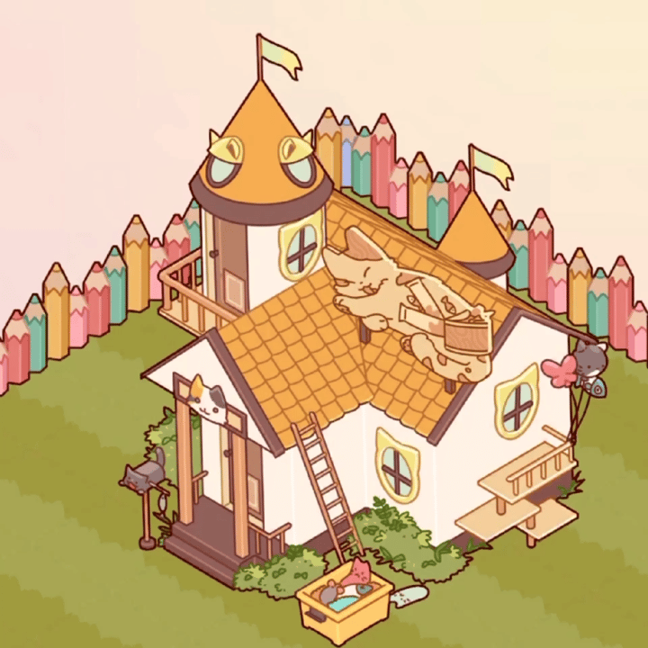 🐈蜗！喵和汪想去花园玩！