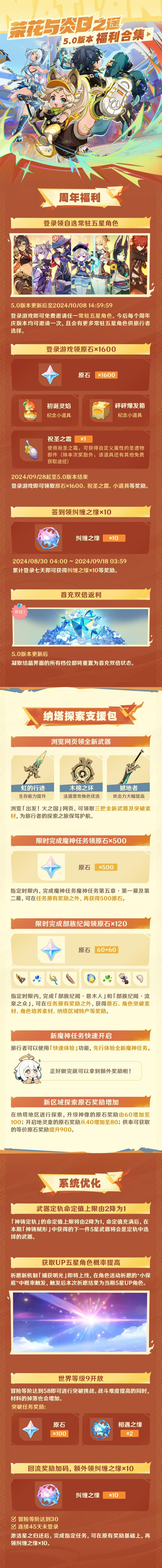 5.0前瞻兑换码来了