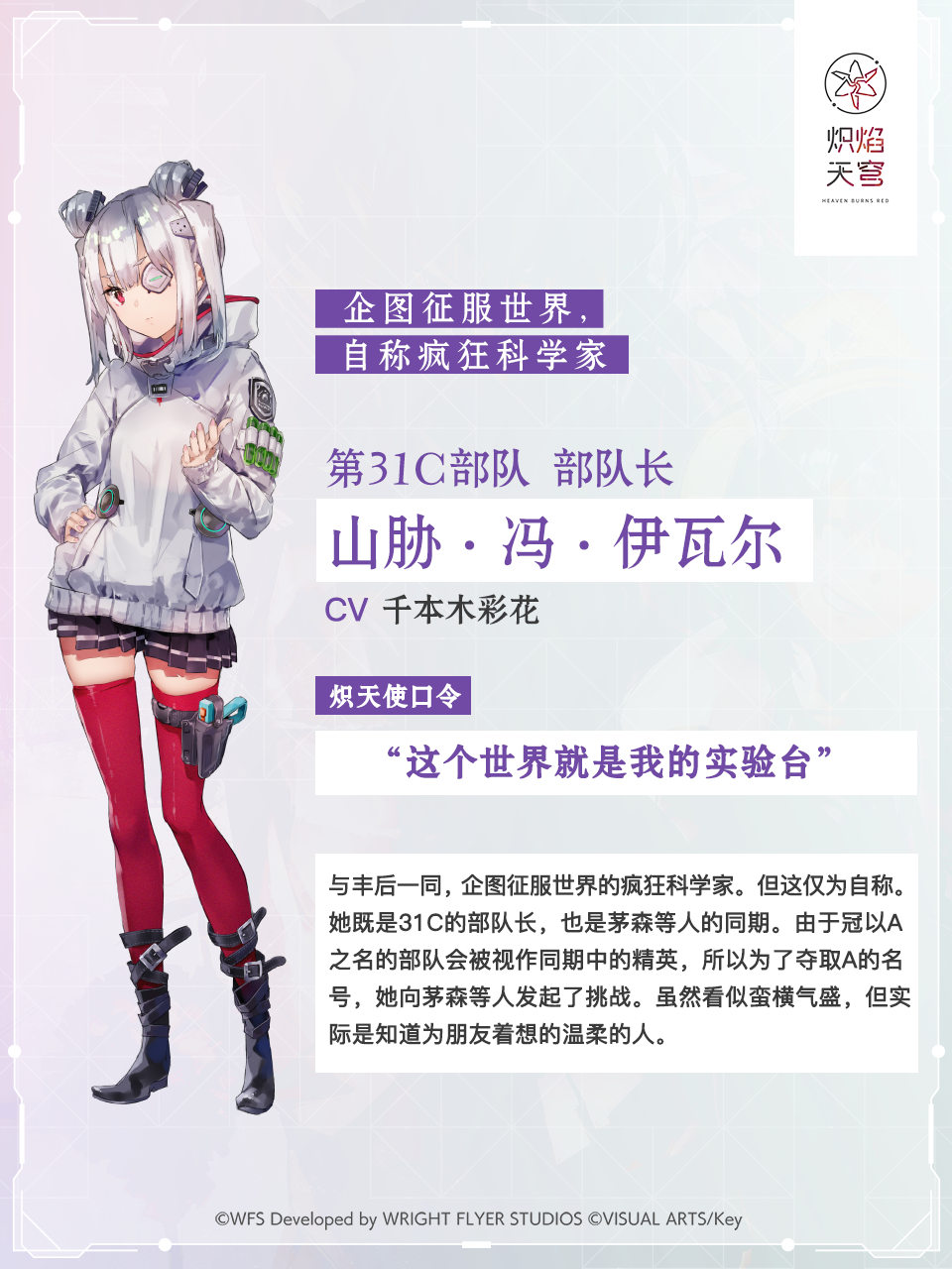 【角色介绍】山胁·冯·伊瓦尔